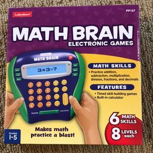 Lakeshore learning math brain electronic games.